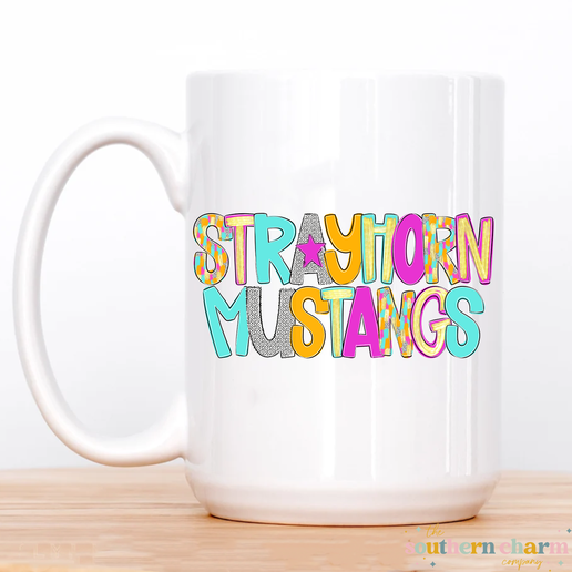 Bright Poppy Mascot Coffee Mug