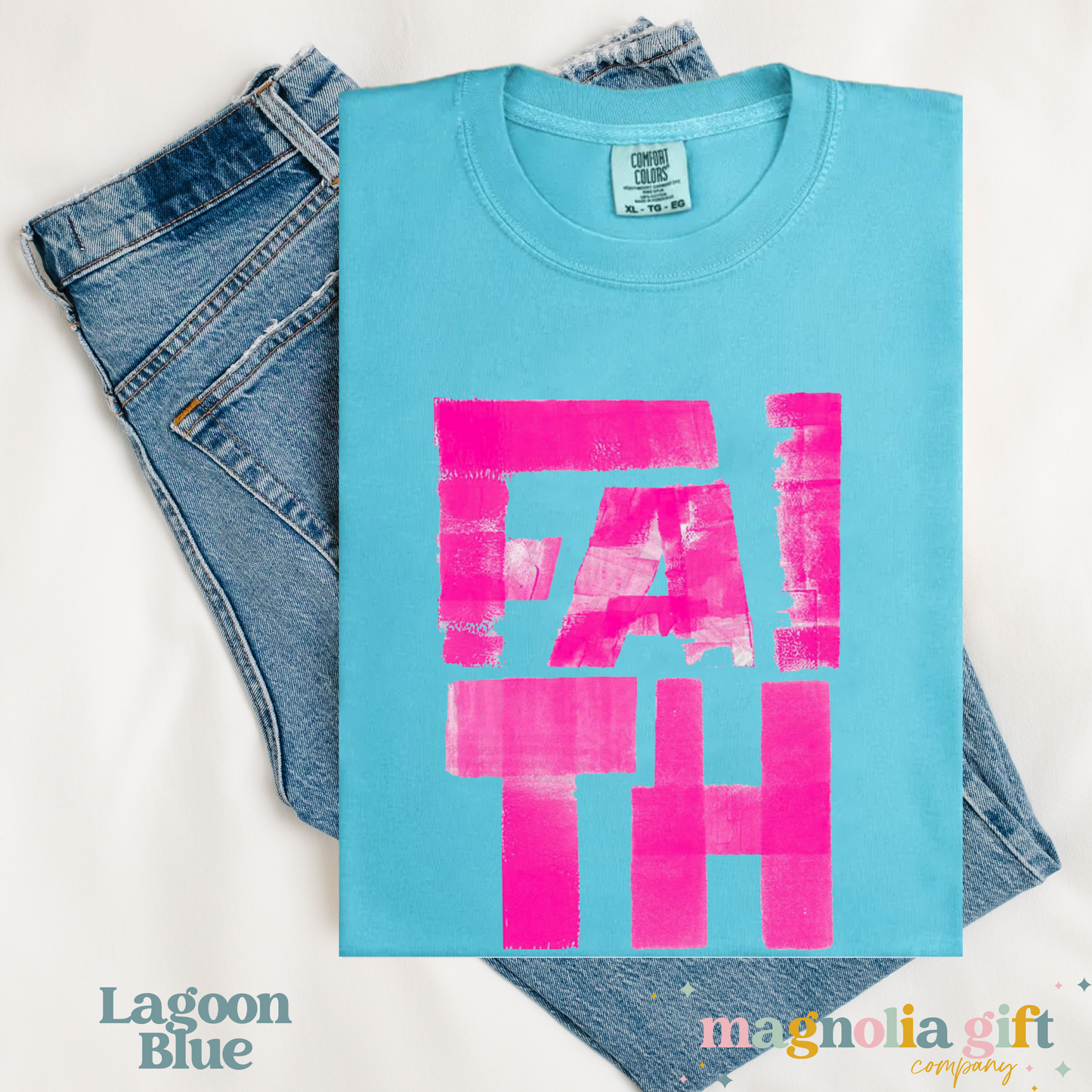 Brushstroke Faith Tee
