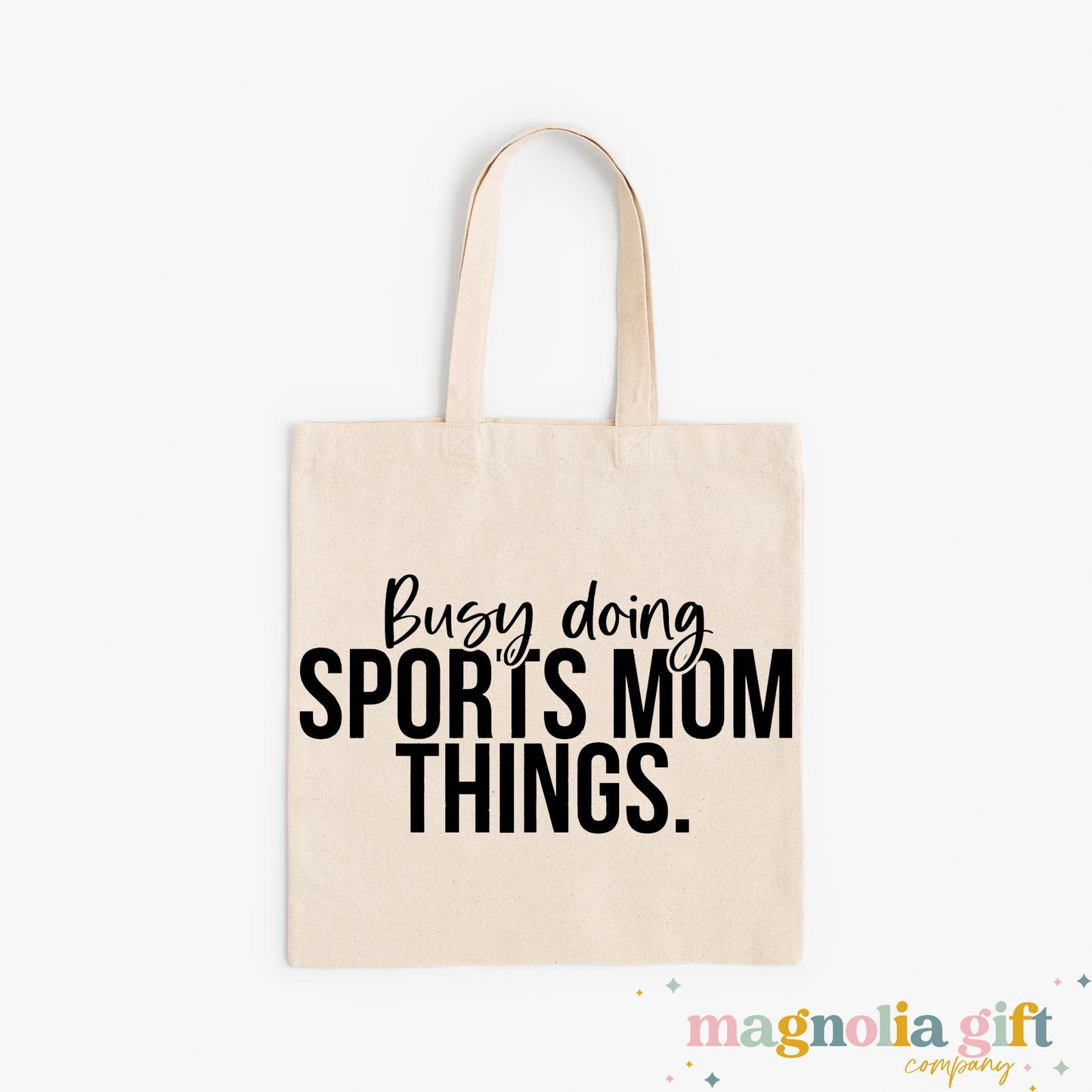 Busy Sports Mom Tote Bag