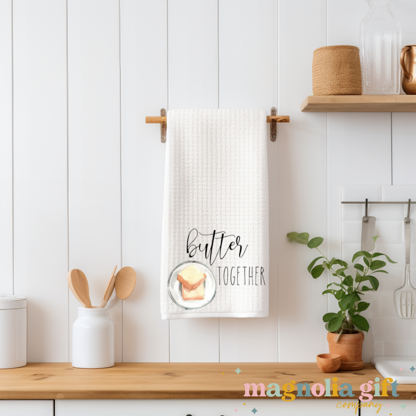 Butter Together Tea Towel