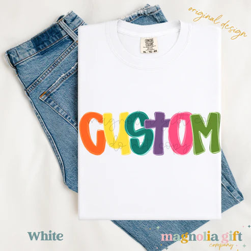 Colorful Go Mascot Tee