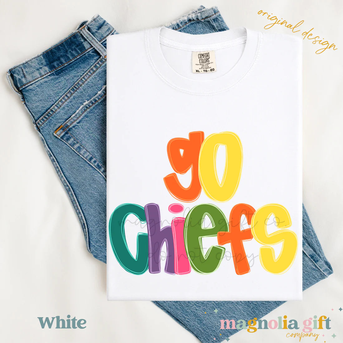 Colorful Go Mascot Tee
