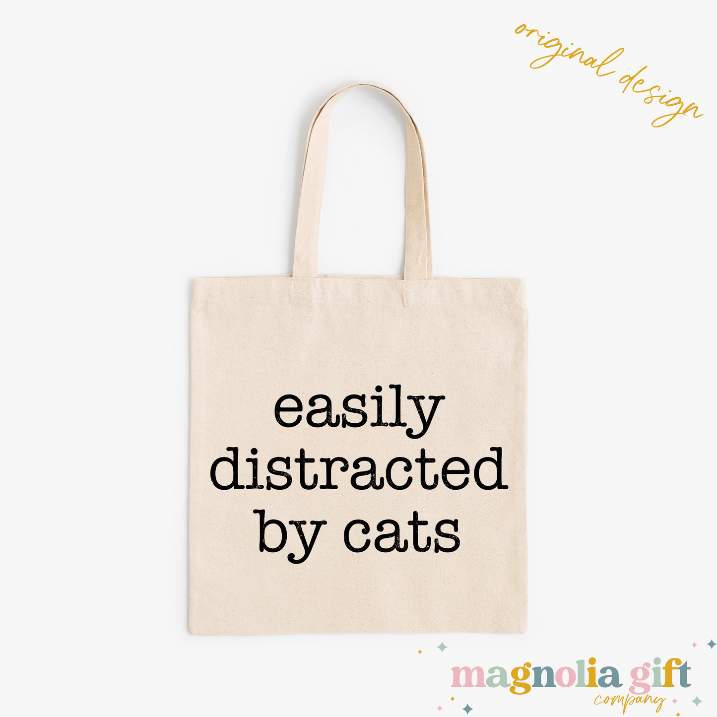 Distracted By Cats Tote Bag