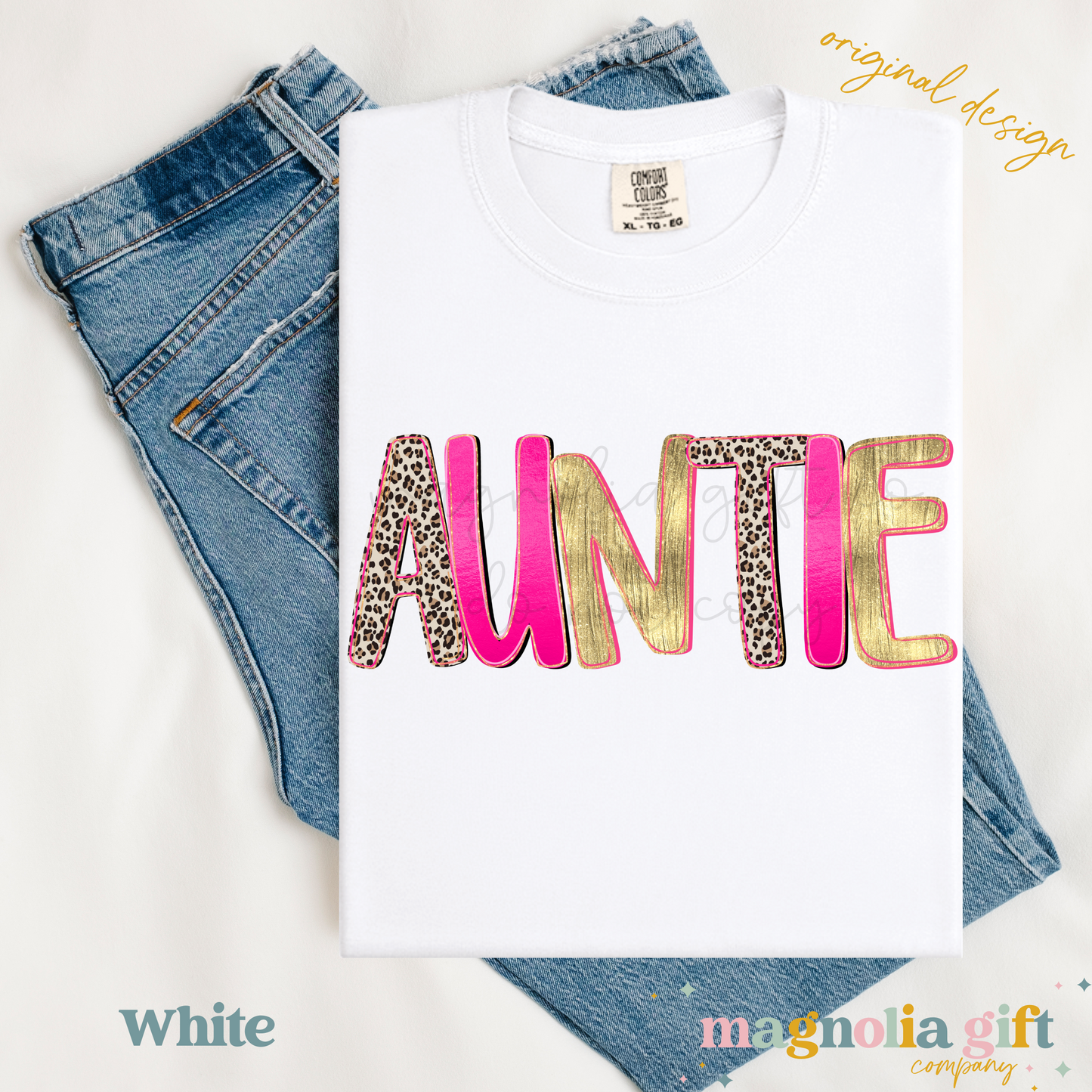 Leopard Auntie Tee
