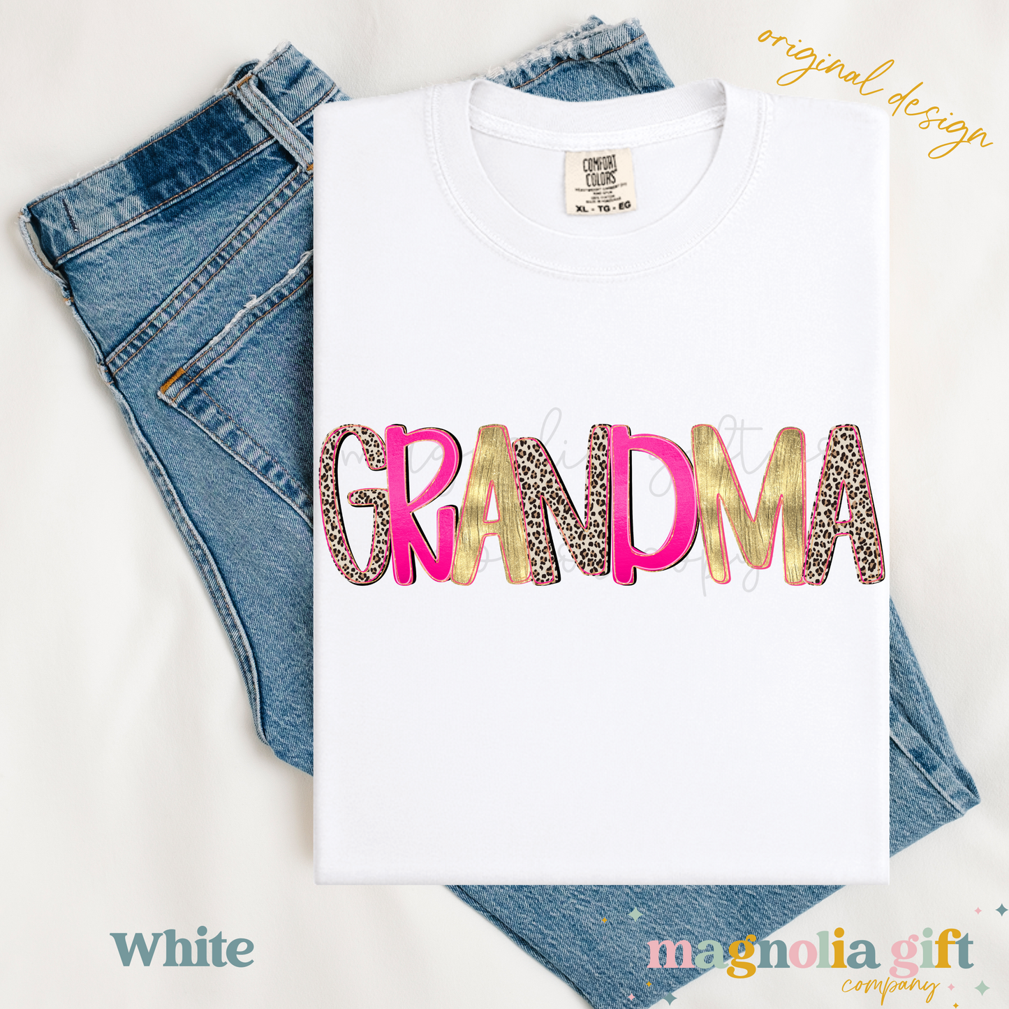Leopard Grandma Tee