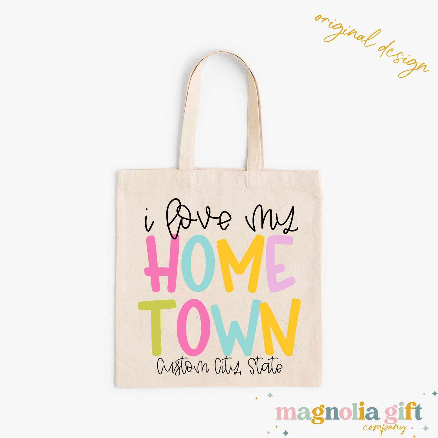 Love My Hometown Tote Bag