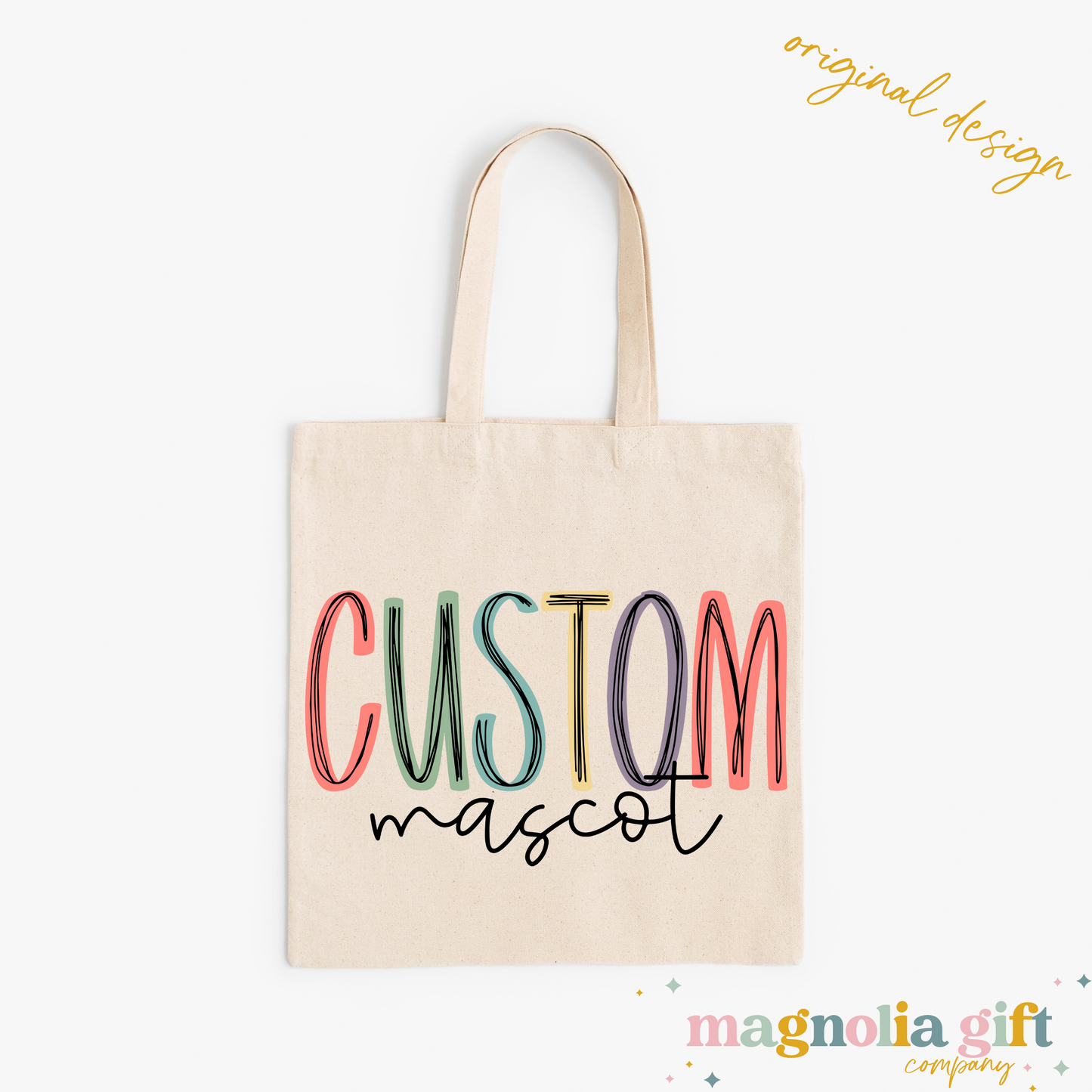 Muted Mascot Tote Bag