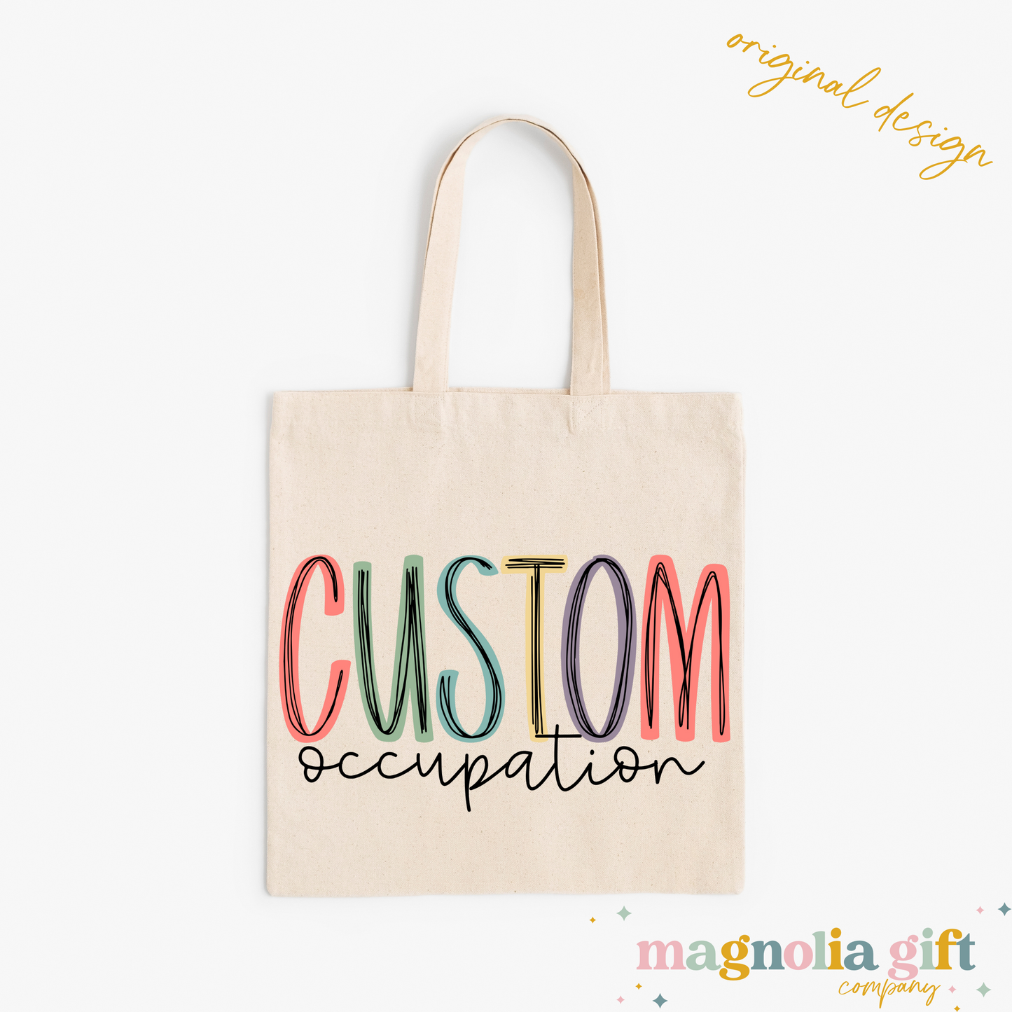Muted Occupation Tote Bag