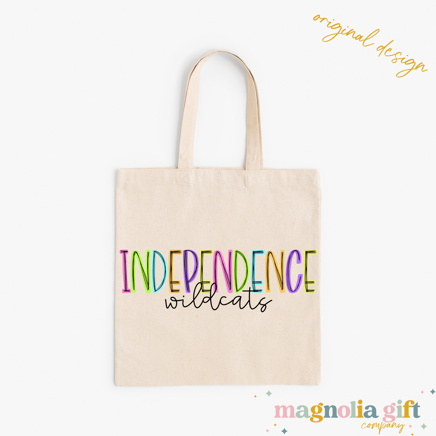 Neon Mascot Tote Bag