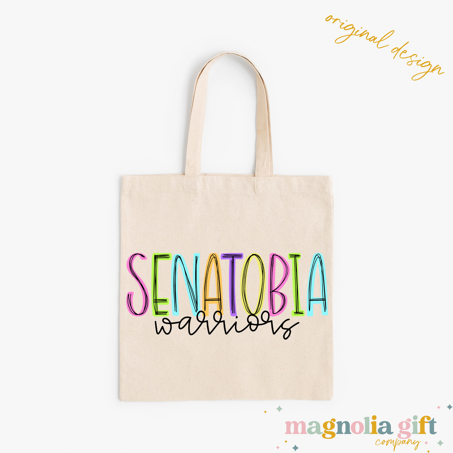 Neon Mascot Tote Bag