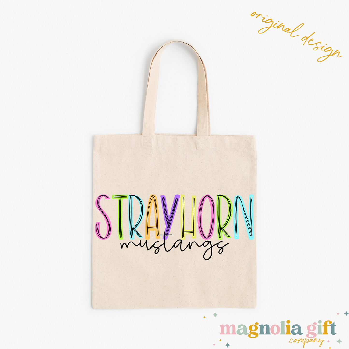 Neon Mascot Tote Bag