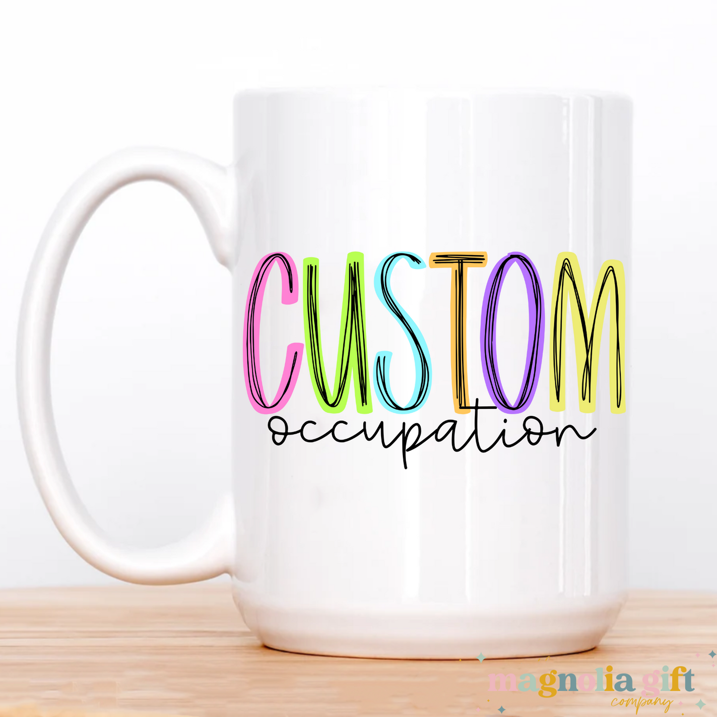 Neon Occupation Coffee Mug