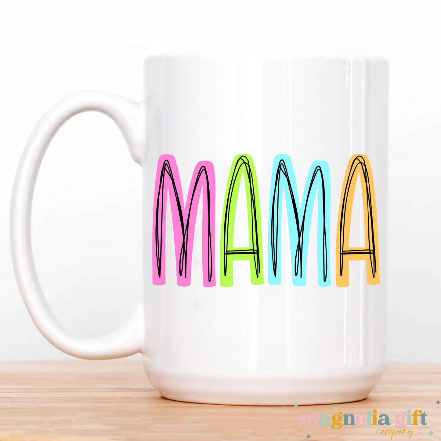 Neon Family Title Coffee Mug