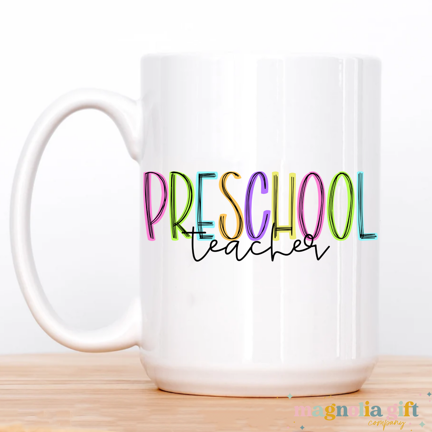 Neon Grade/Teacher Coffee Mug
