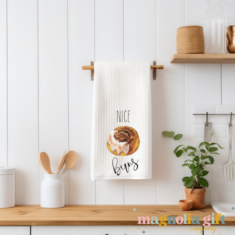 Nice Buns Tea Towel
