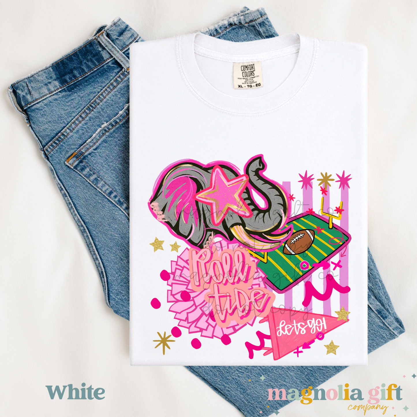 Preppy Roll Tide Tee