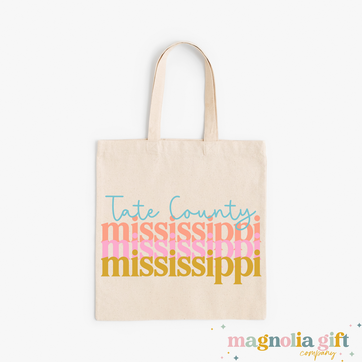 Stacked City/State Tote Bag