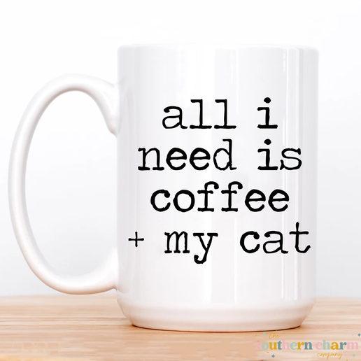 Coffee + My Cat Coffee Mug