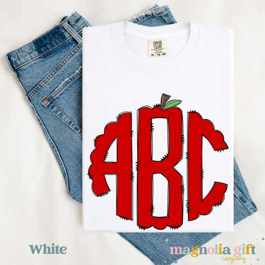Apple Monogram Tee