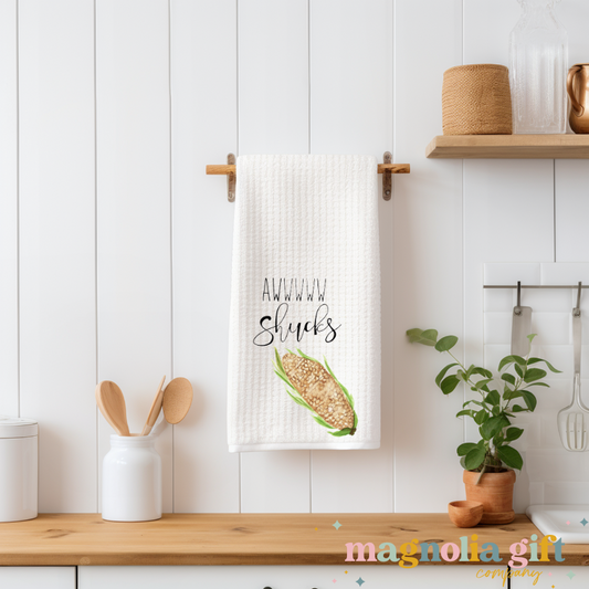 Aww Shucks Tea Towel