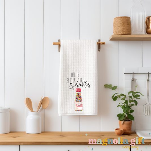 Better With Sprinkles Tea Towel