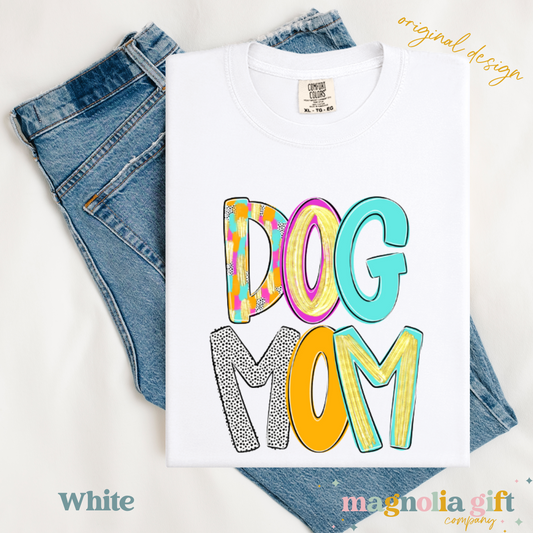 Bright Poppy Dog Mom Tee