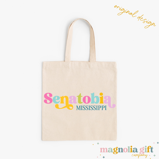 Bright Senatobia MS Tote Bag