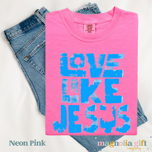 Brushstroke Love Like Jesus Tee