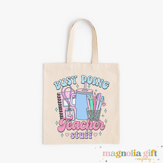 Teacher Stuff Tote Bag