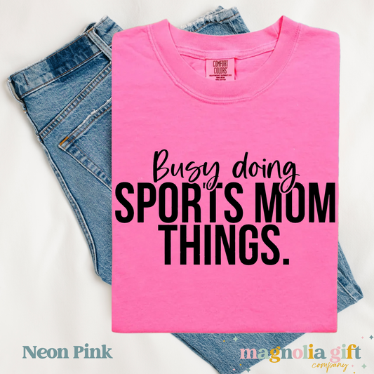 Busy Sports Mom Tee