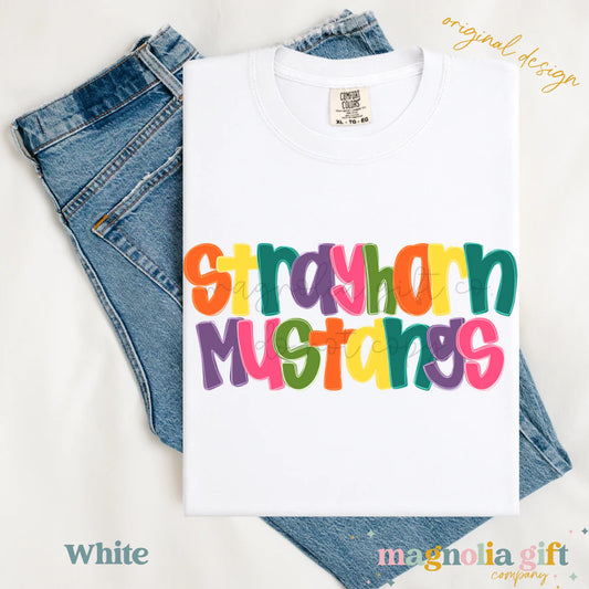 Colorful Mascot Tee