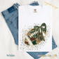 Camo Football Bow Splatter Tee