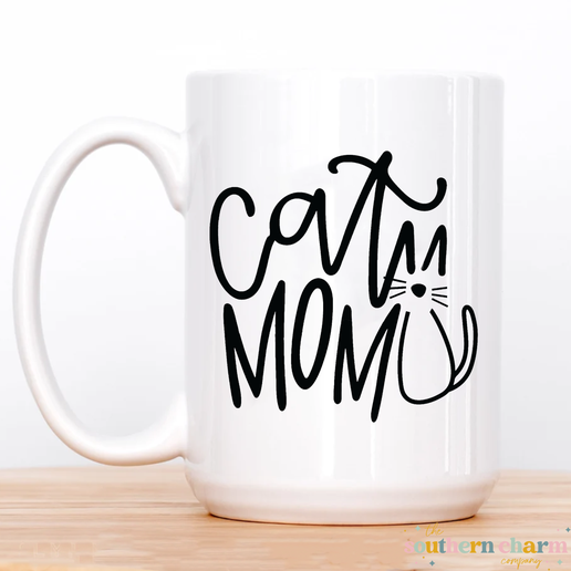Cat Mom Coffee Mug