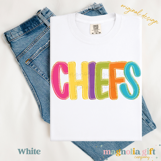 Colorful Preppy Mascot Tee