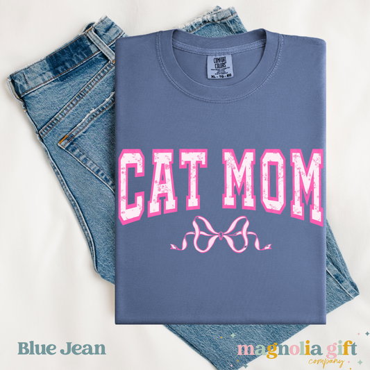 Coquette Cat Mom Tee