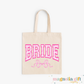 Coquette Bride Tote Bag