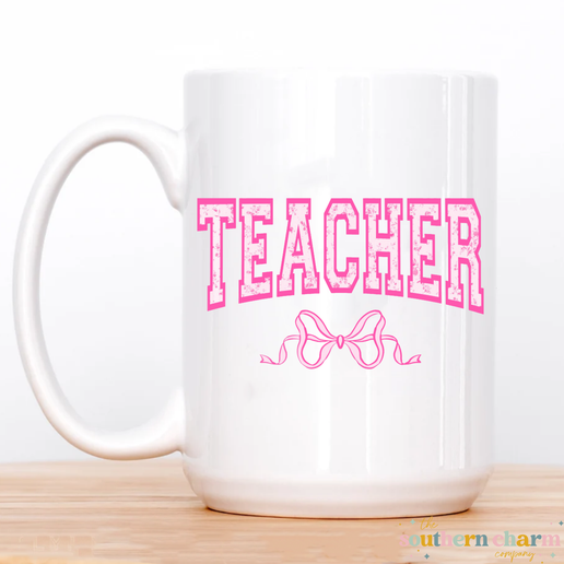 Coquette Teacher Coffee Mug