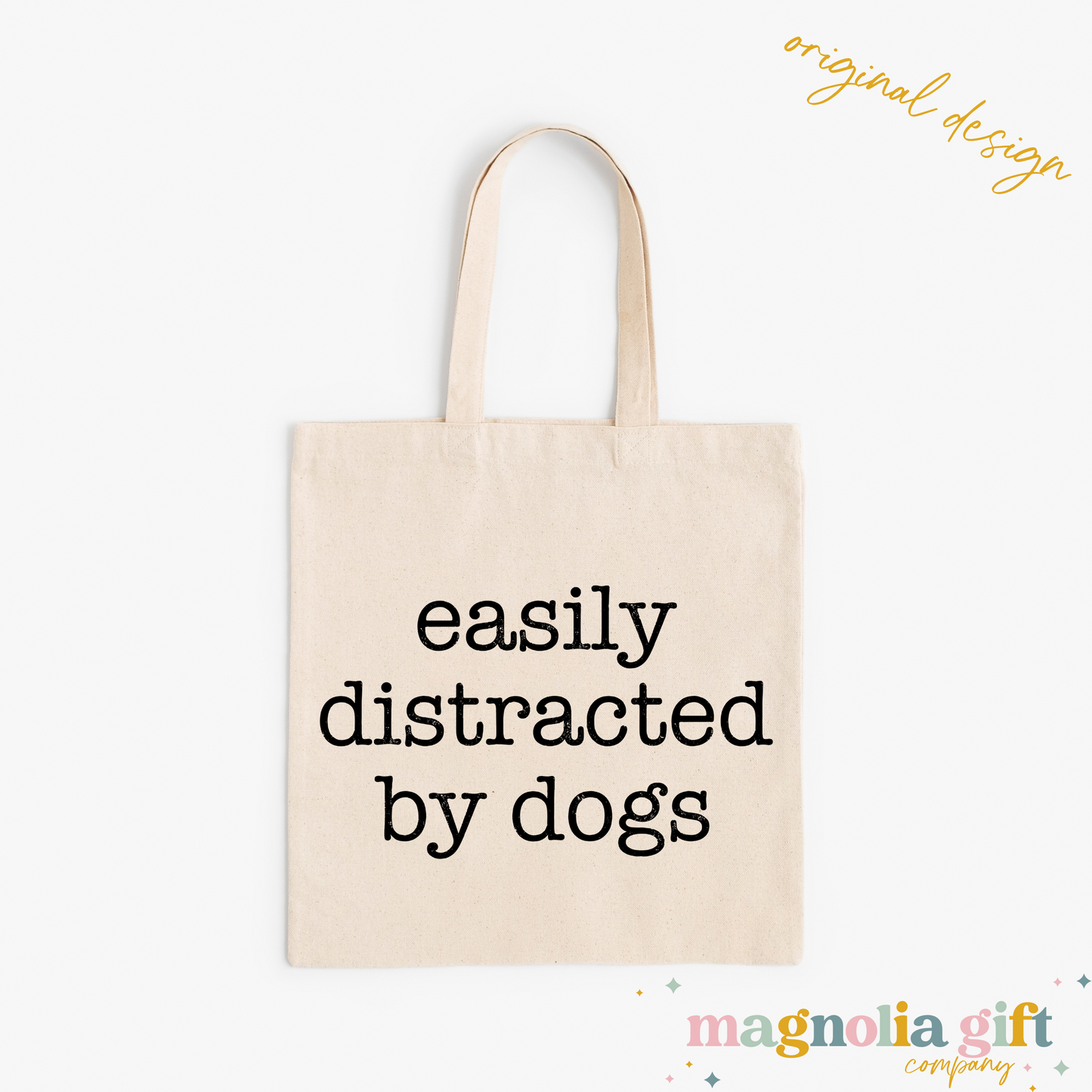 Distracted By Dogs Tote Bag