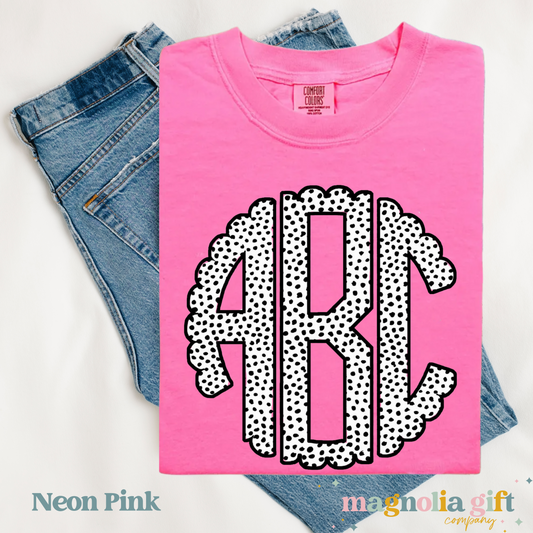 Dotted Monogram Tee