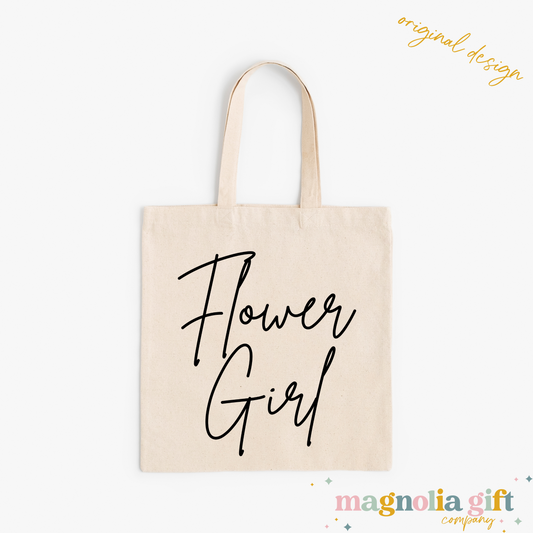 Flower Girl Tote Bag