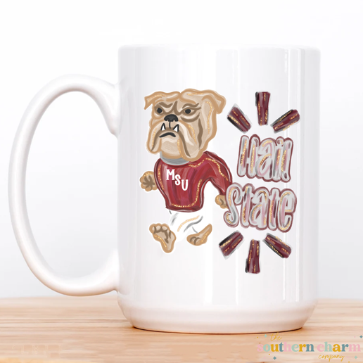 Watercolor Hail State Coffee Mug