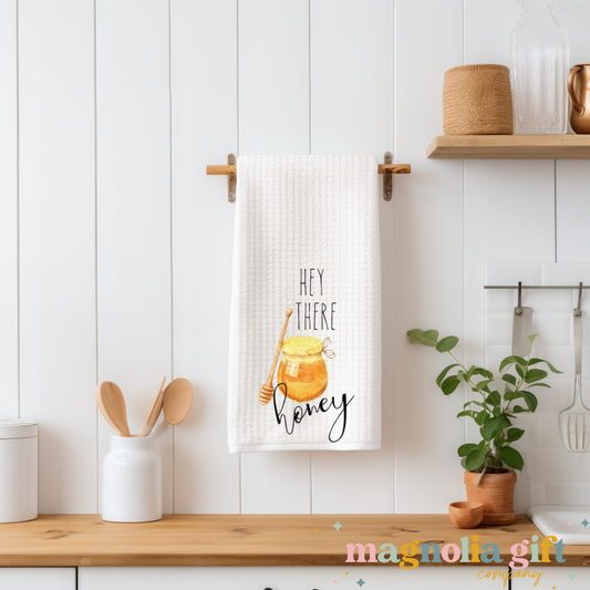 Hey There Honey Tea Towel