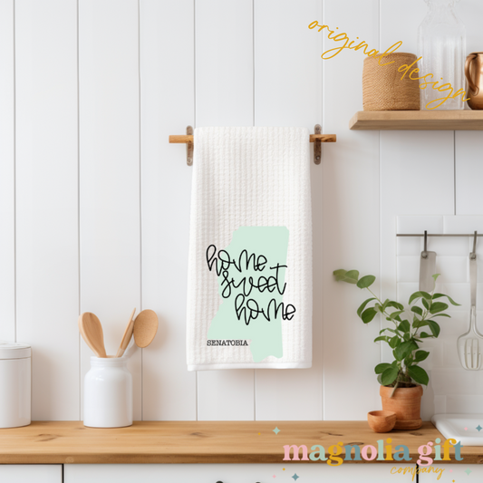 Home Sweet Home-Custom Tea Towel
