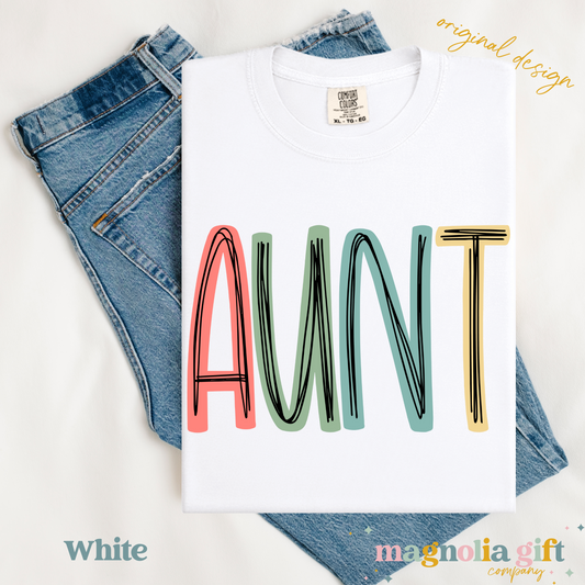 Muted Family Title Tee