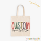 Muted Family Title Tote Bag