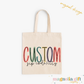 Muted Zip/City Tote Bag