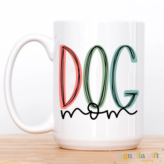 Muted Dog Mom Coffee Mug
