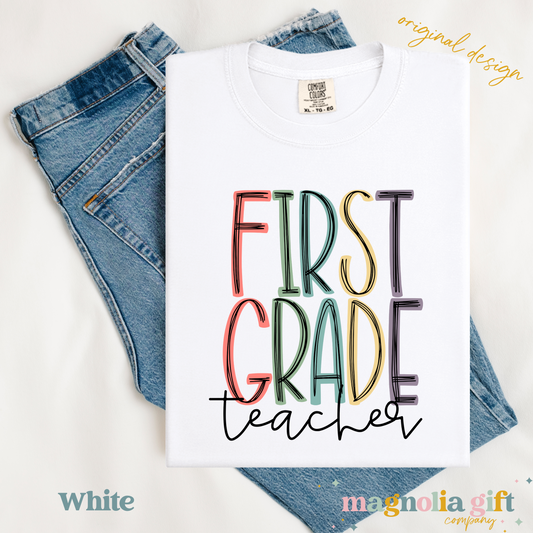 Muted Custom Grade/Teacher Tee