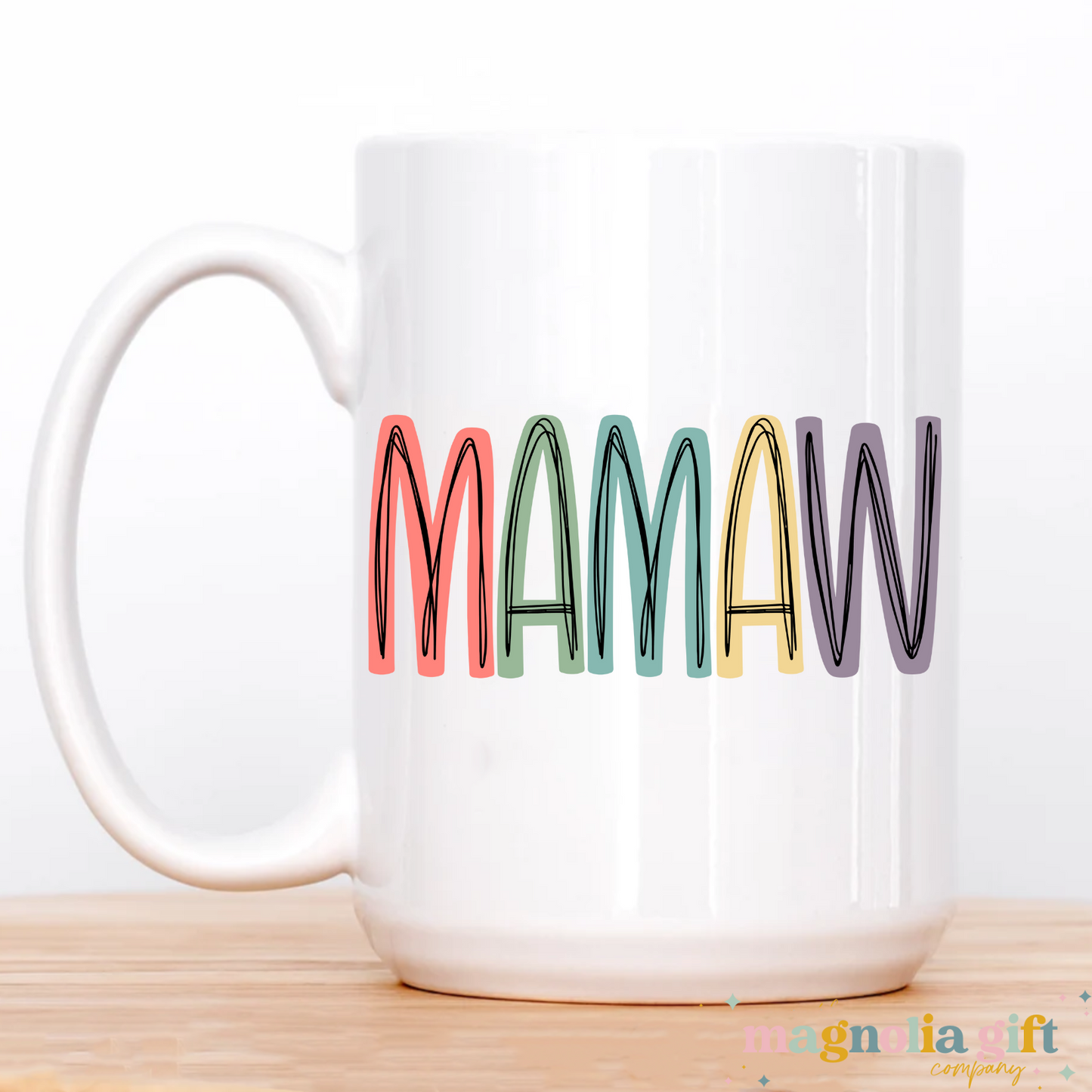 Muted Custom Family Title Coffee Mug