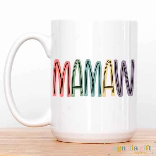 Muted Custom Family Title Coffee Mug
